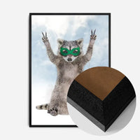 Super Raccoon! Little Heroes Animal Print