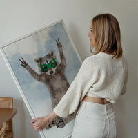 Super Raccoon! Little Heroes Animal Print