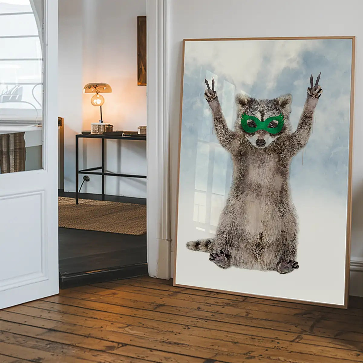 Super Raccoon! Little Heroes Animal Print