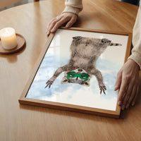 Super Raccoon! Little Heroes Animal Print