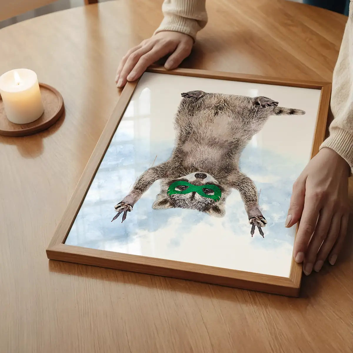 Super Raccoon! Little Heroes Animal Print