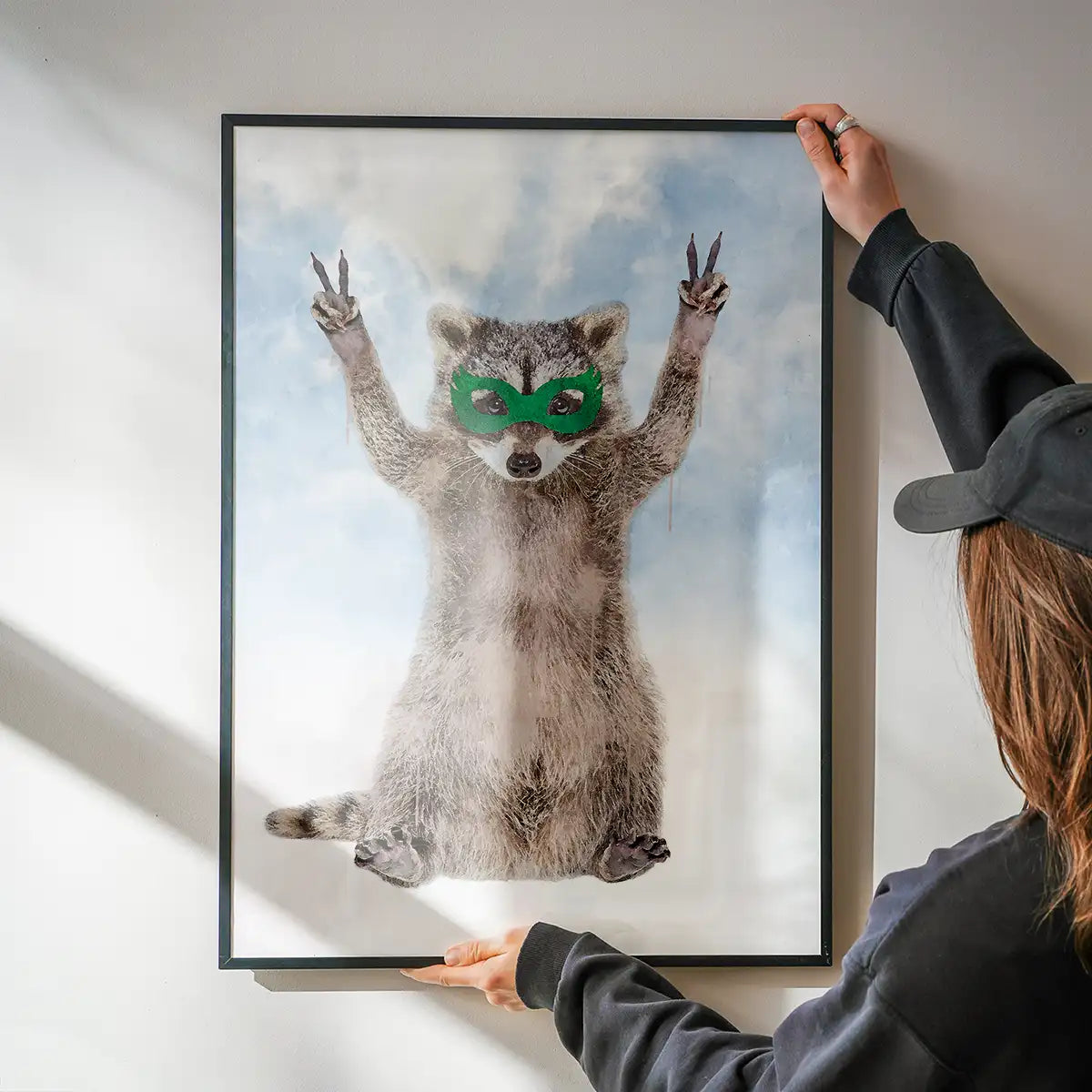 Super Raccoon! Little Heroes Animal Print