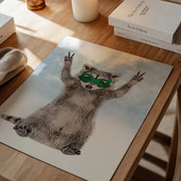 Super Raccoon! Little Heroes Animal Print
