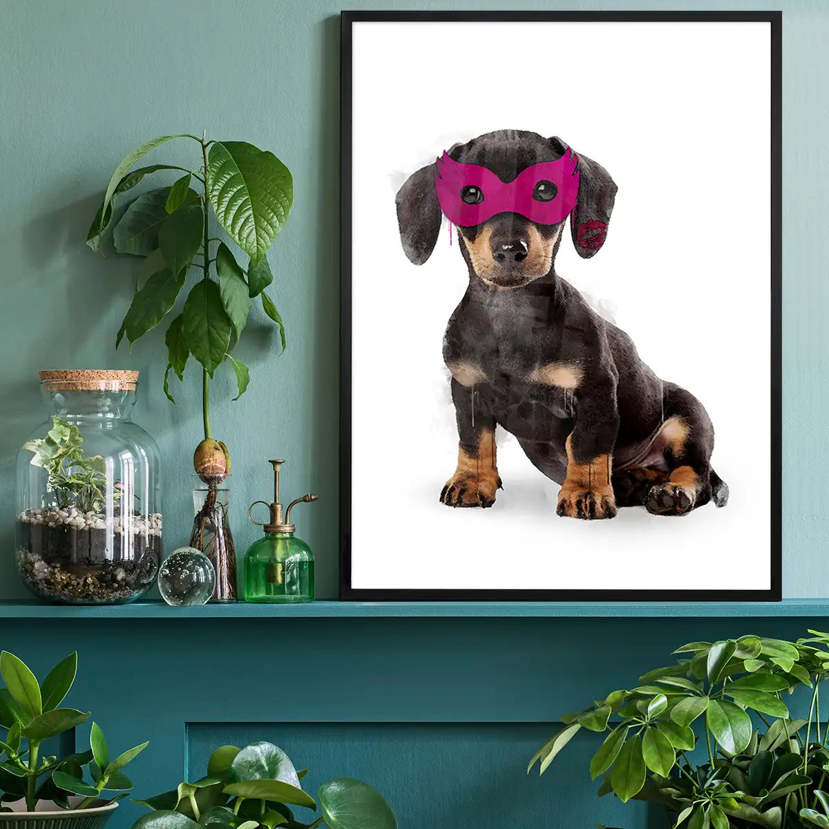 Super Sausage! Little Heroes Dachshund Animal Print