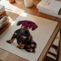 Super Sausage! Little Heroes Dachshund Animal Print