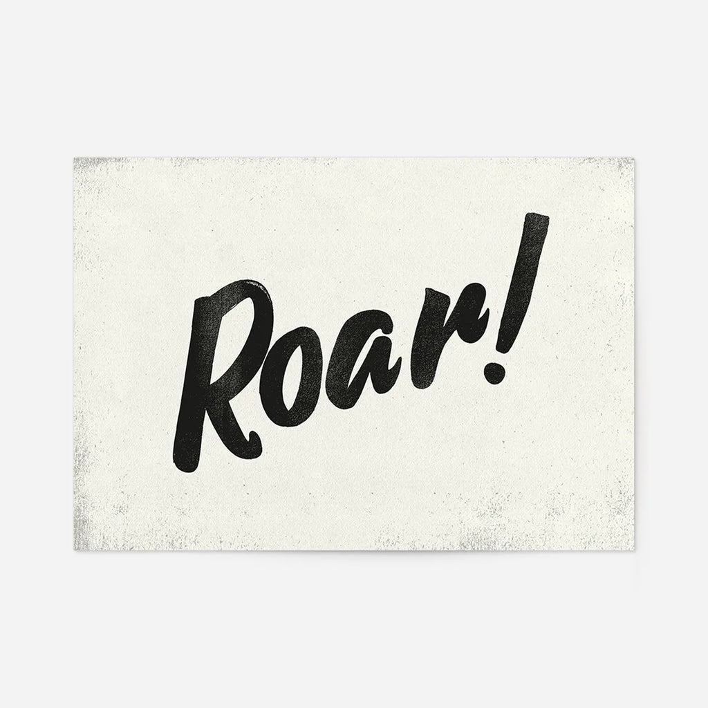 Roar Animal Noises Print