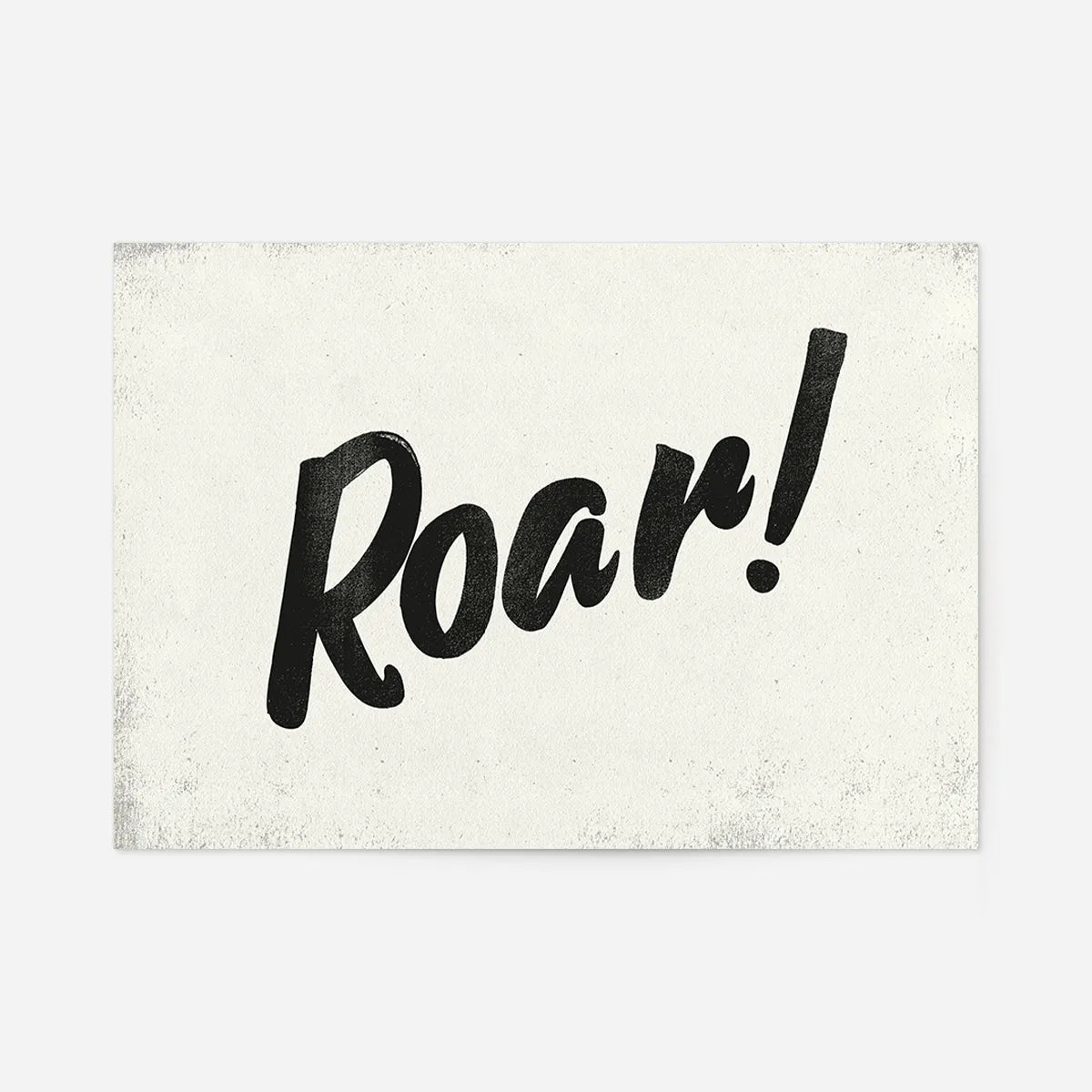 Roar Animal Noises Print