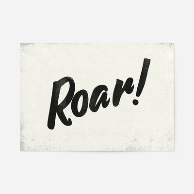 Roar Animal Noises Print