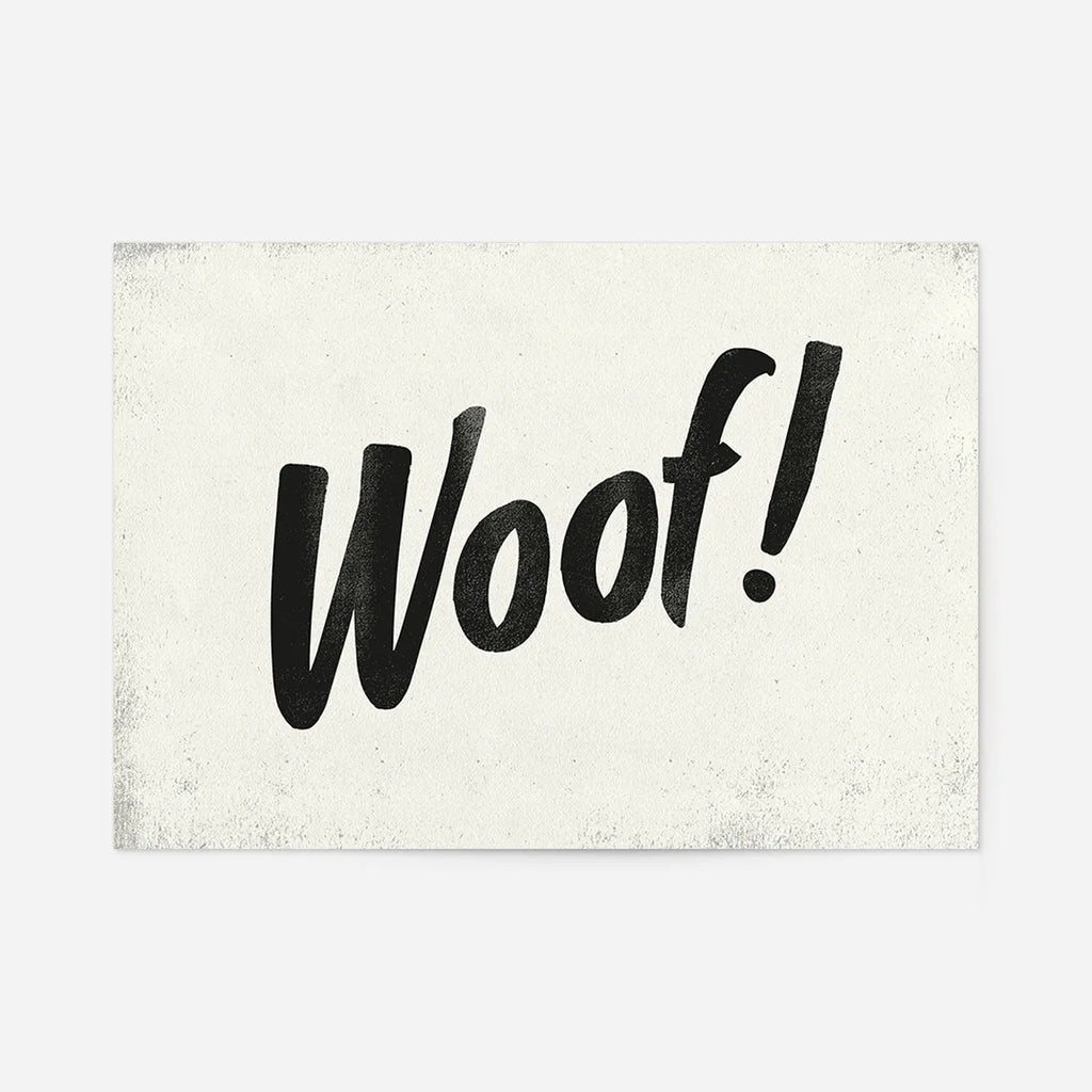 Woof Animal Noises Print