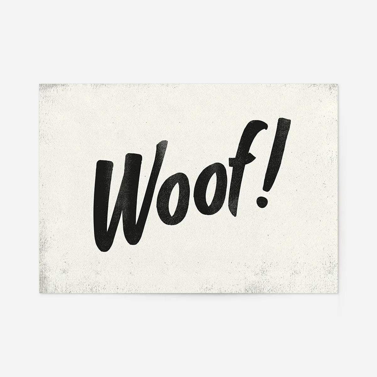 Woof Animal Noises Print