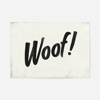 Woof Animal Noises Print
