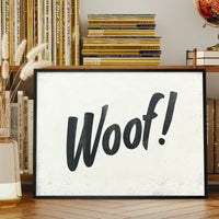Woof Animal Noises Print