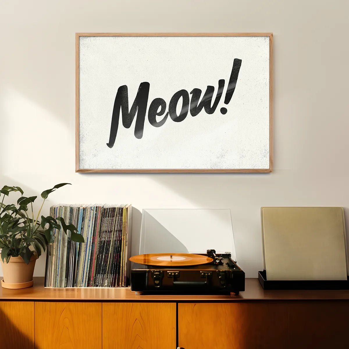 Meow Animal Noises Print
