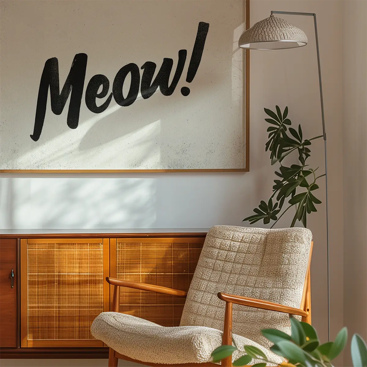 Meow Animal Noises Print