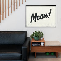 Meow Animal Noises Print