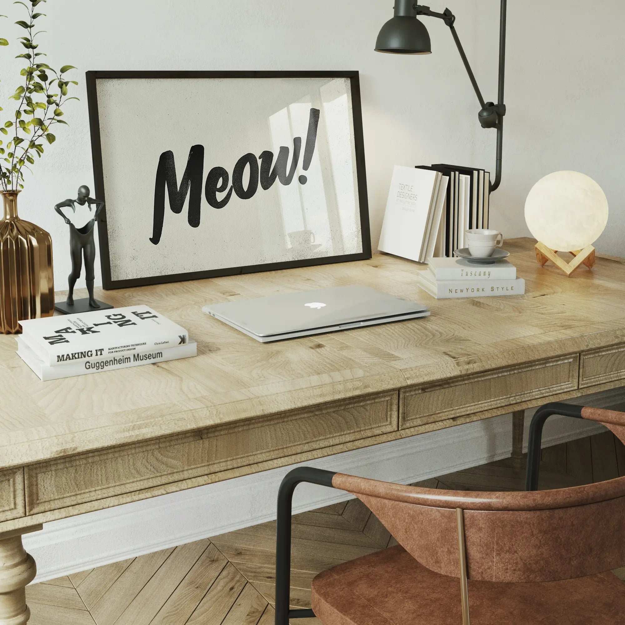Meow Animal Noises Print