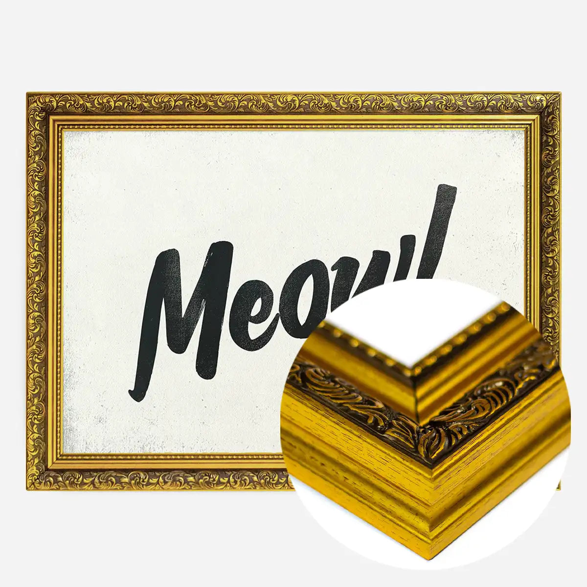 Meow Animal Noises Print