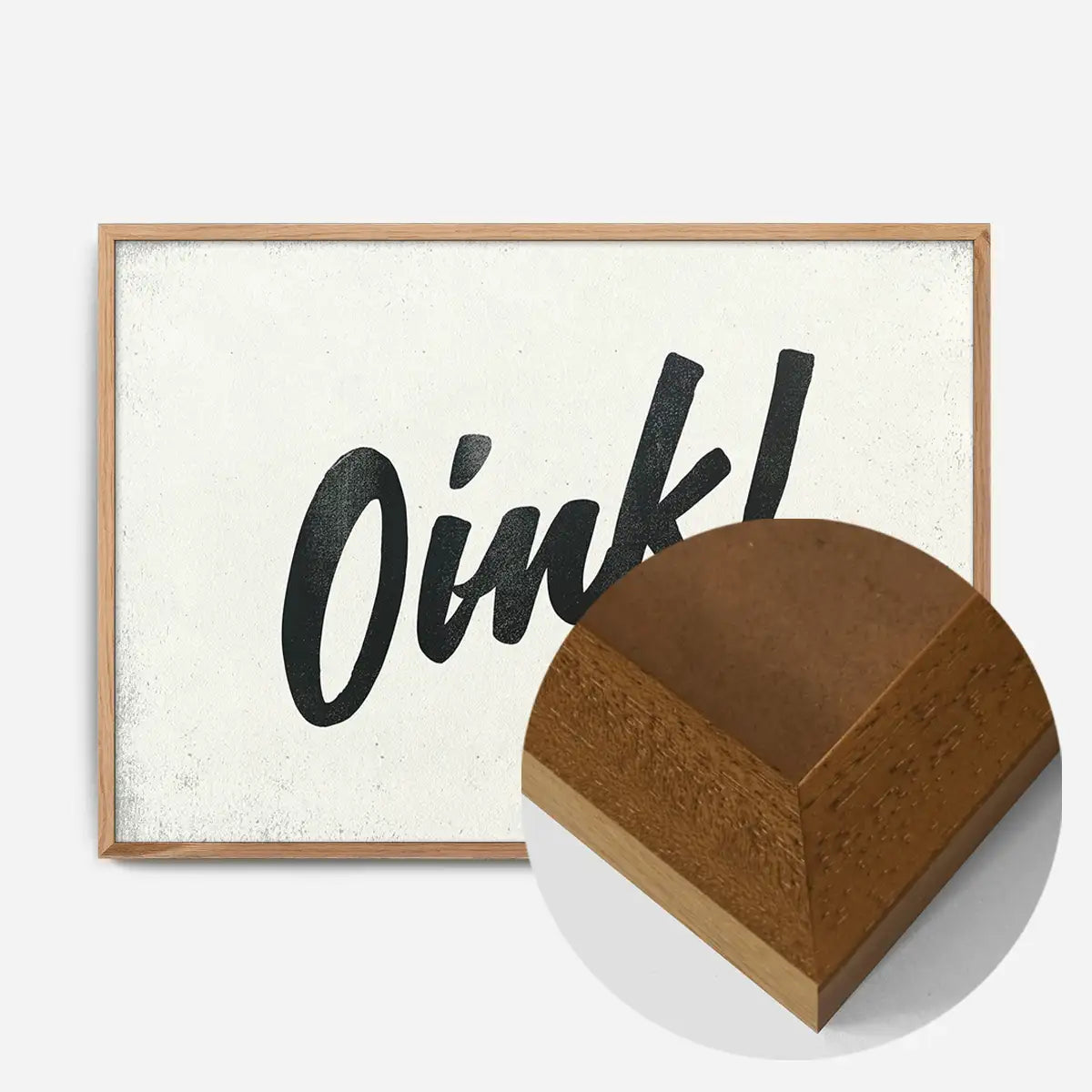 Oink Animal Noises Print