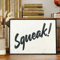 Squeak Animal Noises Print