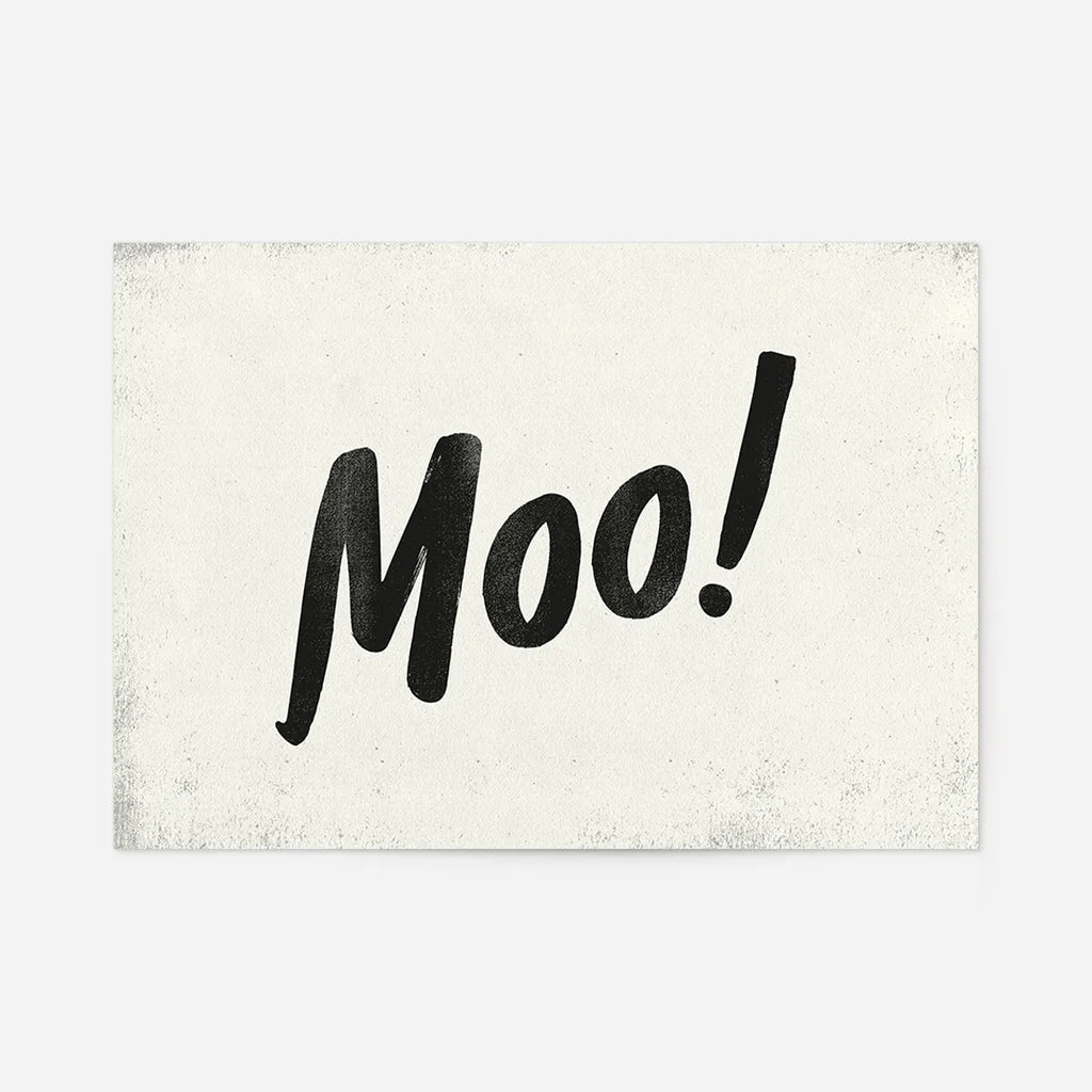 Moo Animal Noises Print