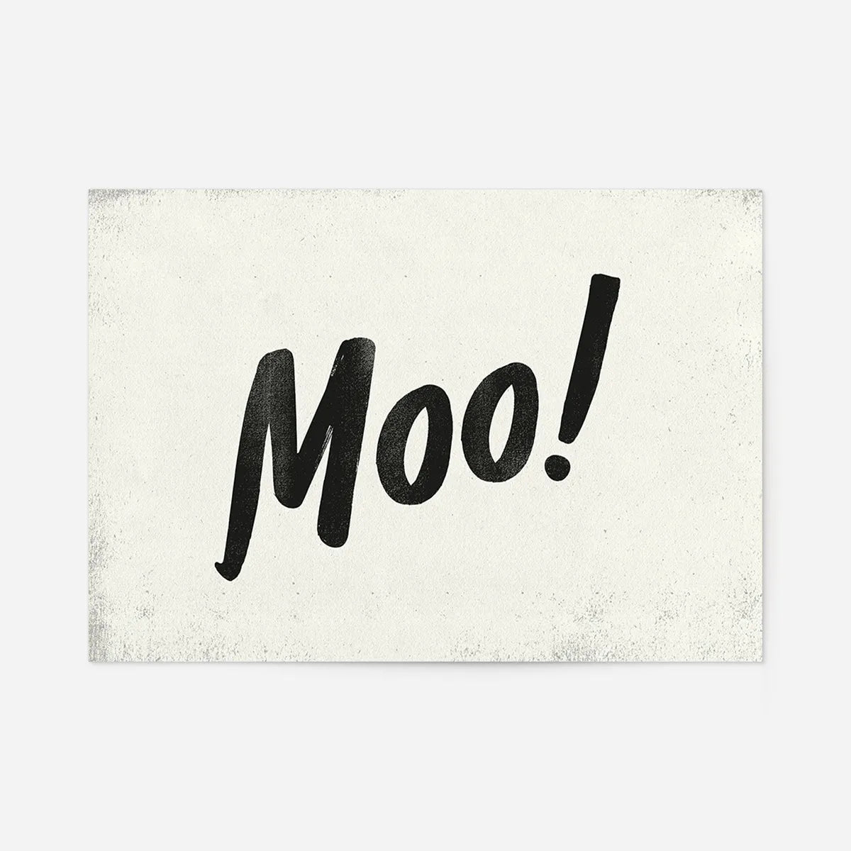 Moo Animal Noises Print