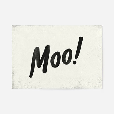 Moo Animal Noises Print