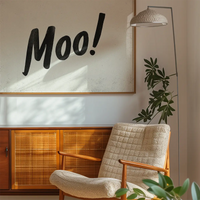 Moo Animal Noises Print