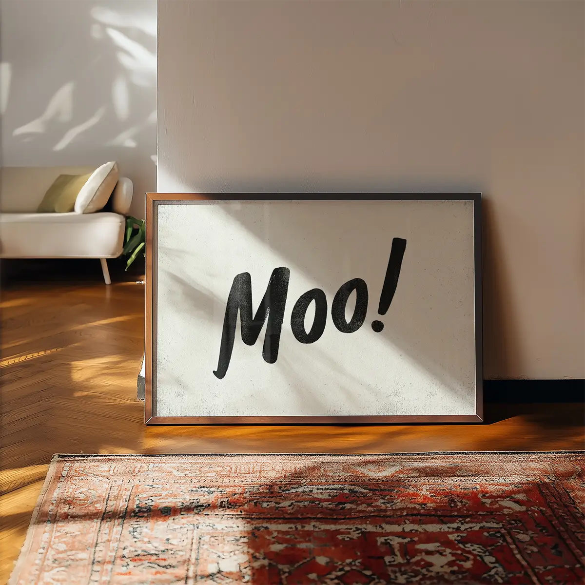 Moo Animal Noises Print