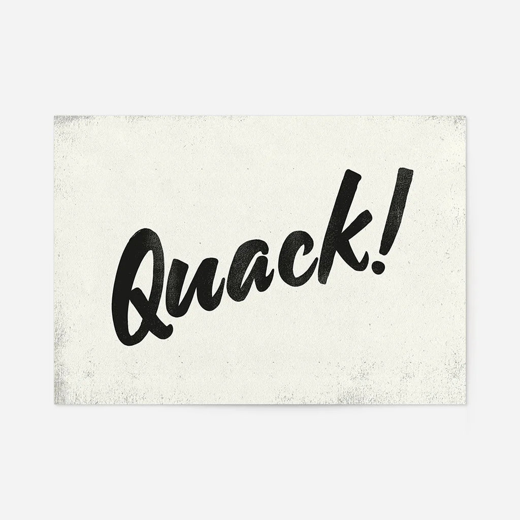 Quack Animal Noises Print