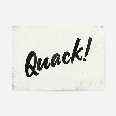 Quack Animal Noises Print