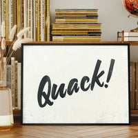 Quack Animal Noises Print