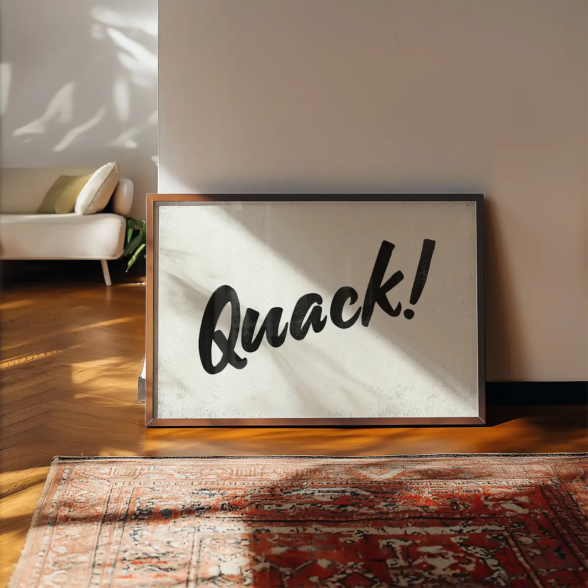 Quack Animal Noises Print