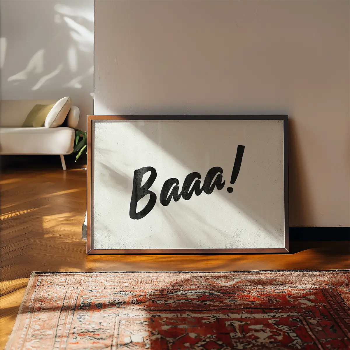 Baa Animal Noises Print
