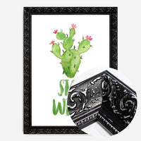 Stay Wild Cactus Watercolour Quote Print