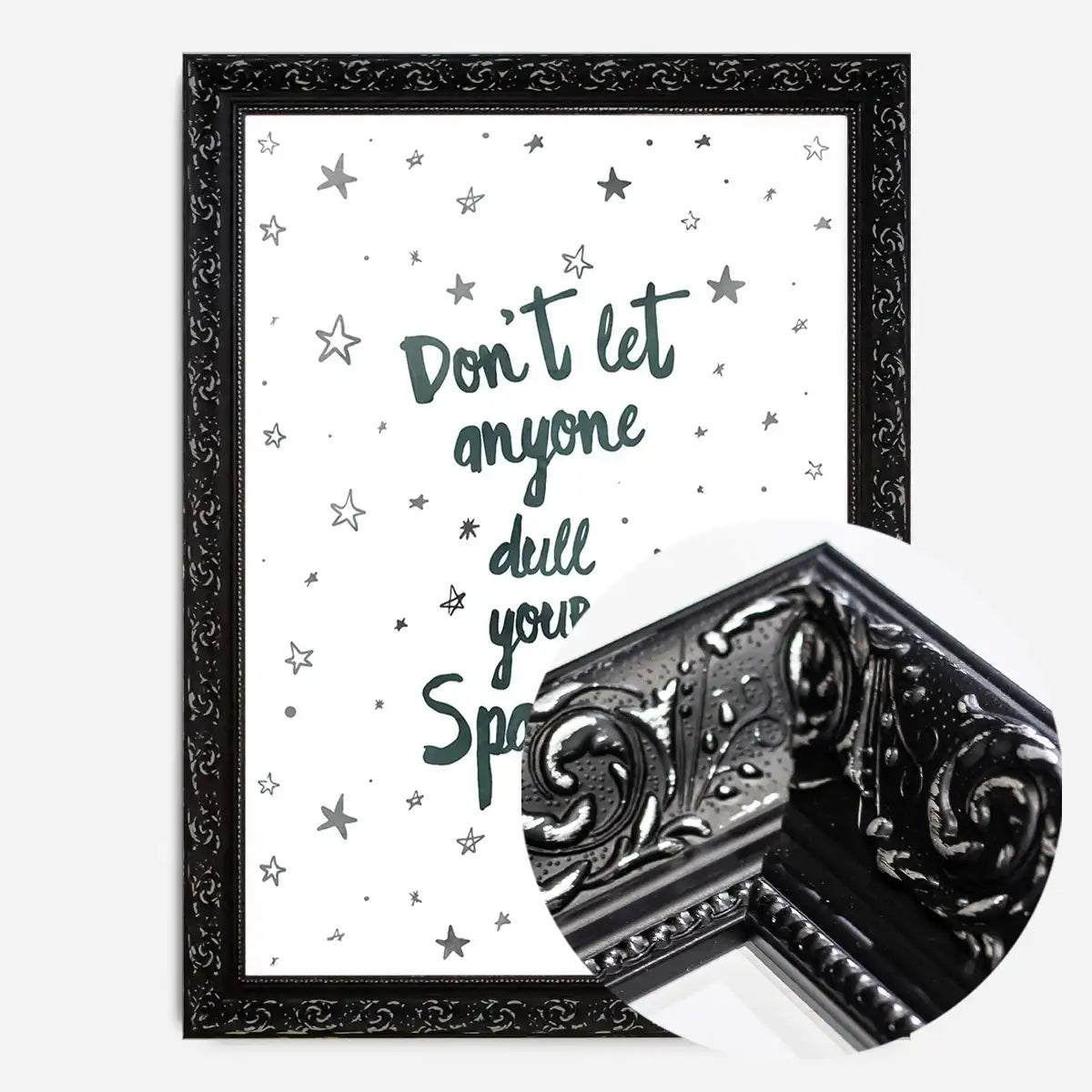 Sparkle Typography Quote Print