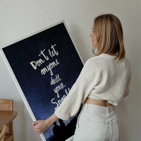 Sparkle Typography Sky Quote Print