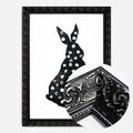 Black Ornate Frame