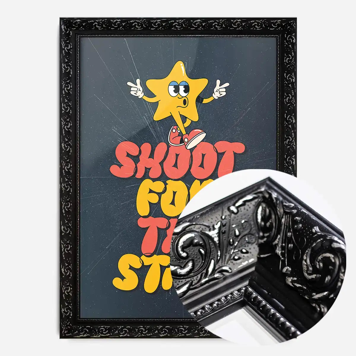 Shoot For The Stars Kids Quote Print