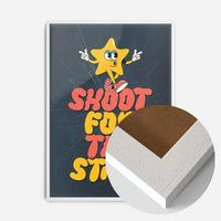 Shoot For The Stars Kids Quote Print