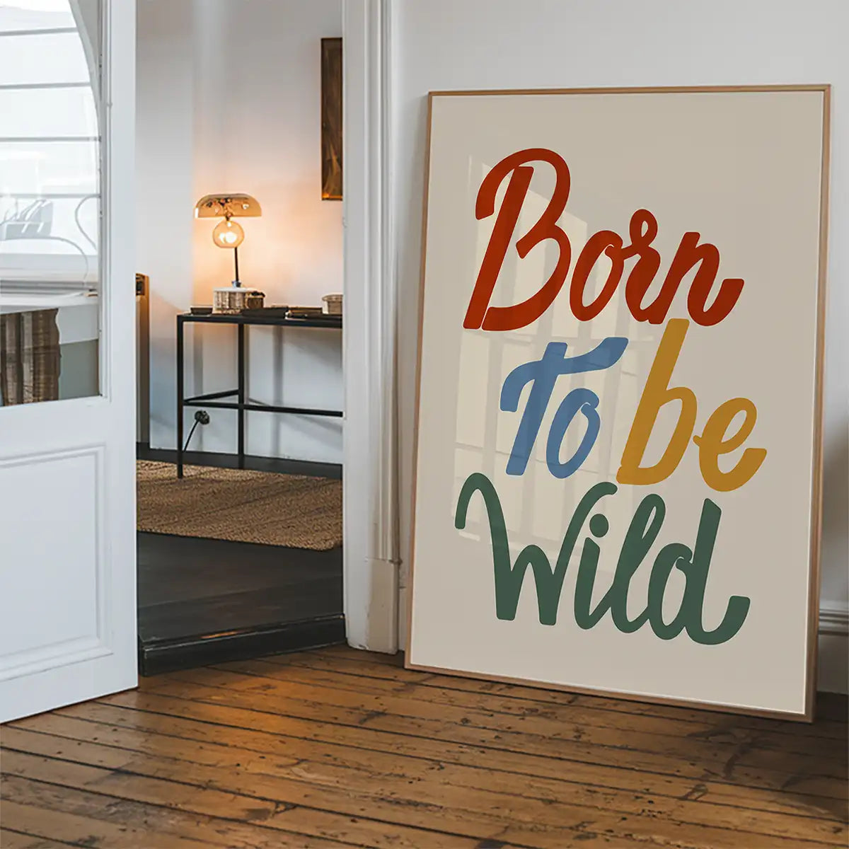 Born To Be Wild Kids Quote Print
