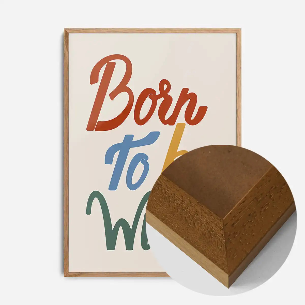 Born To Be Wild Kids Quote Print