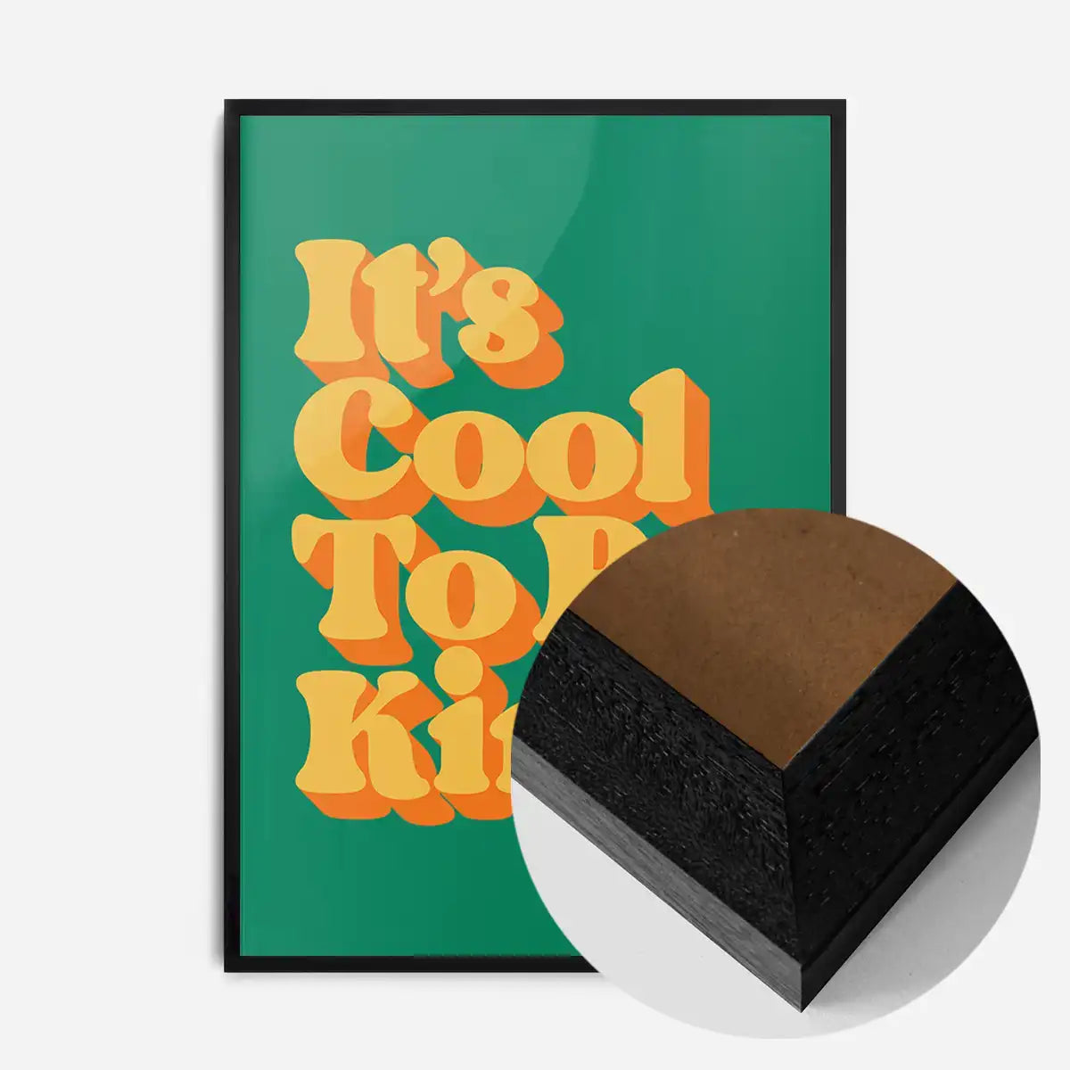 Cool To Be Kind Kids Quote Print