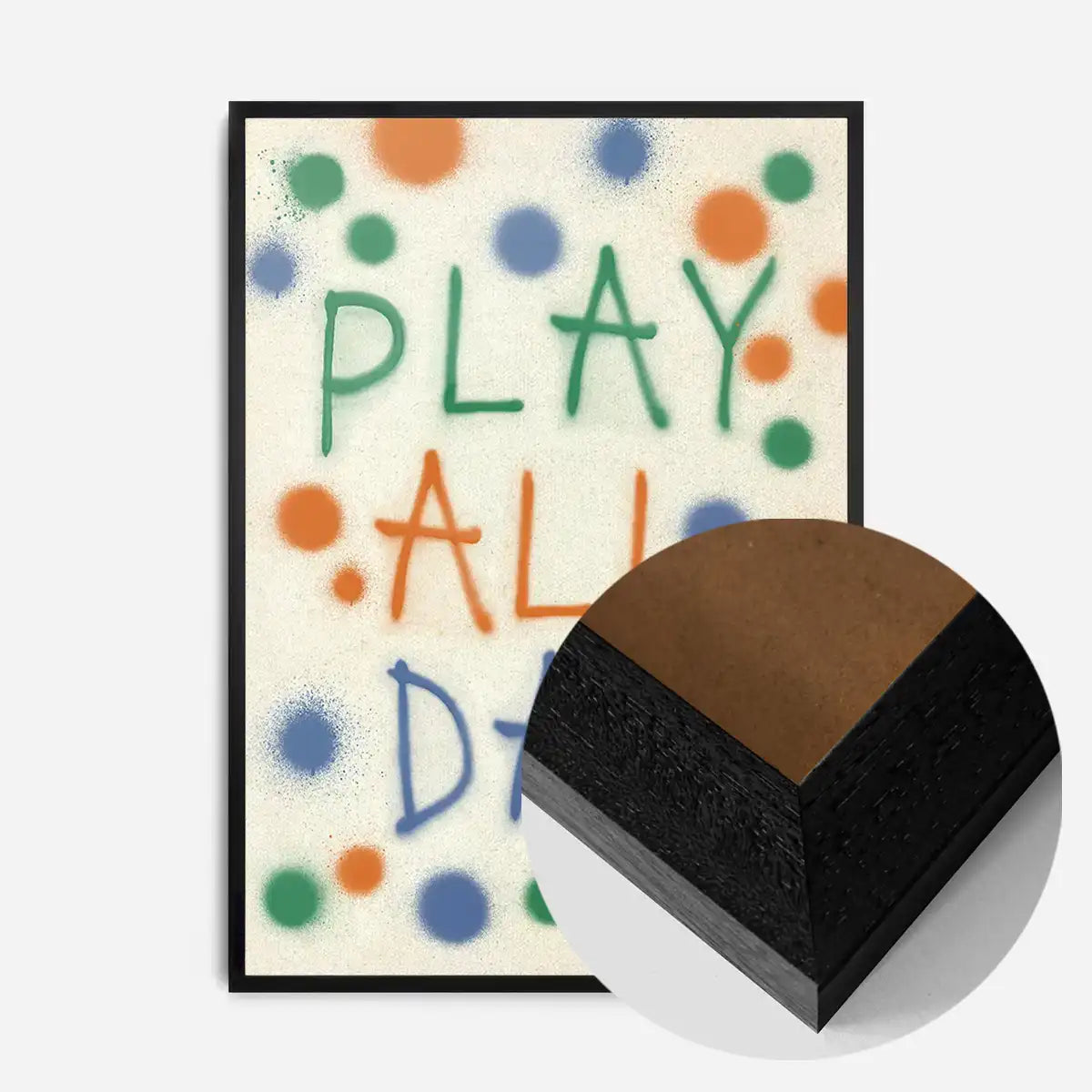 Play All Day Kids Spraypaint Print