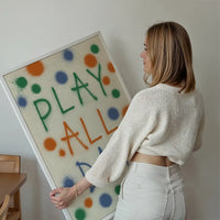 Play All Day Kids Spraypaint Print