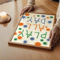 Play All Day Kids Spraypaint Print