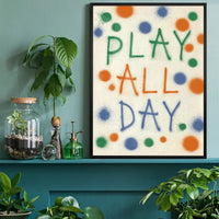 Play All Day Kids Spraypaint Print