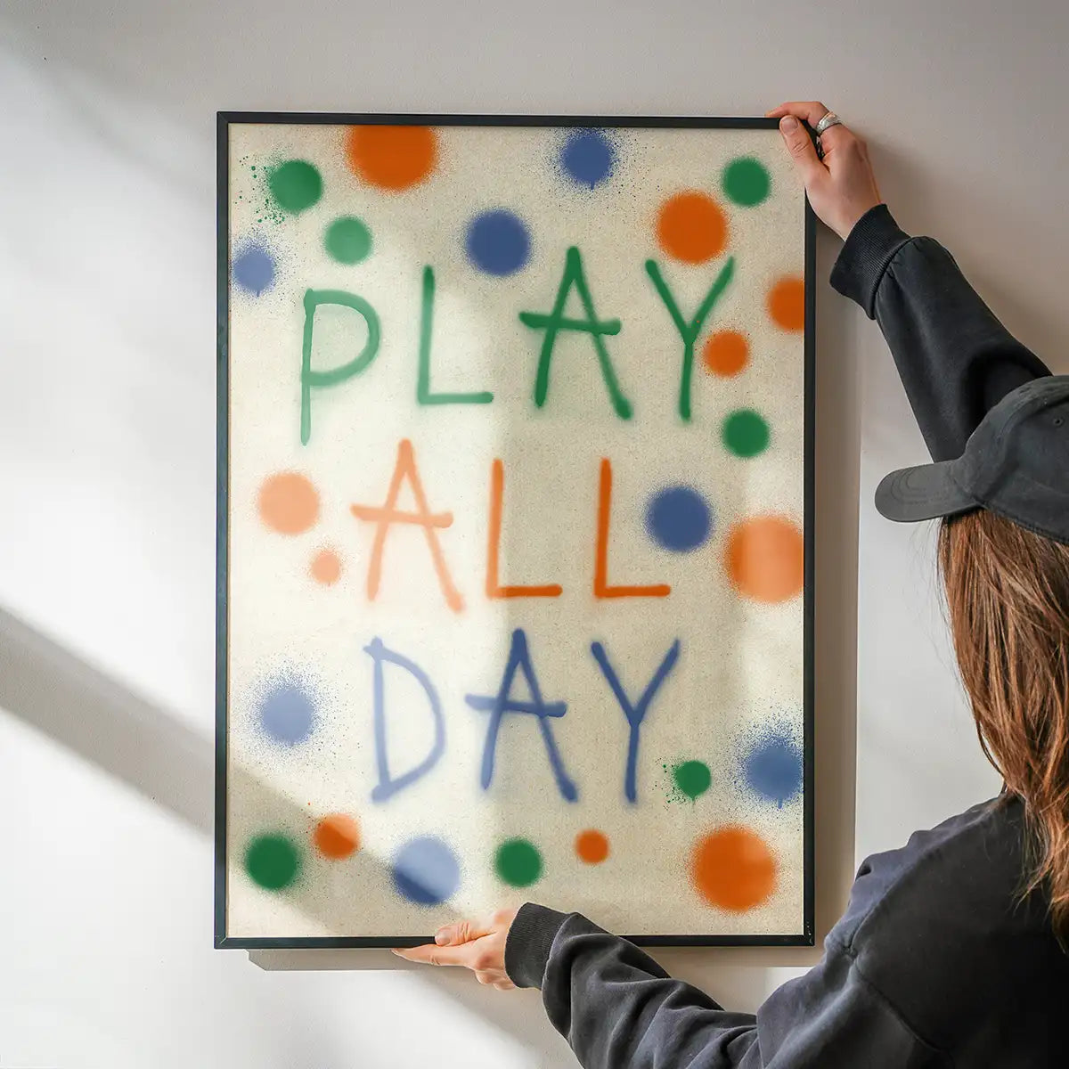 Play All Day Kids Spraypaint Print
