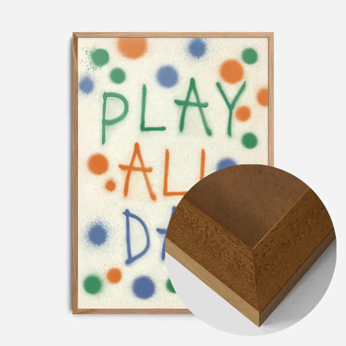 Play All Day Kids Spraypaint Print