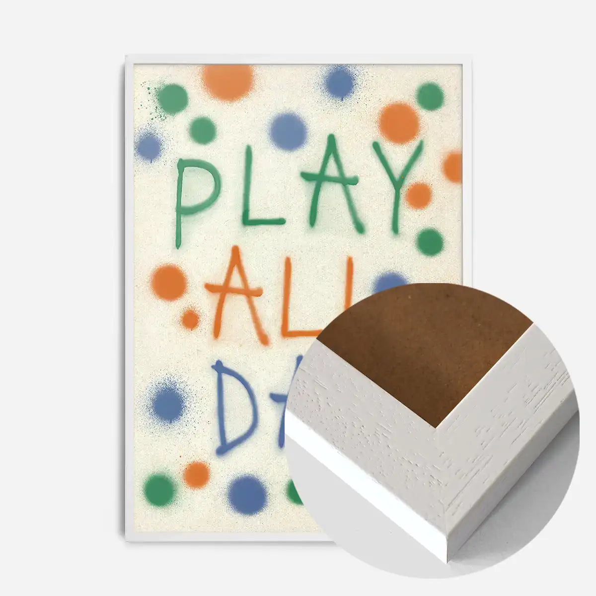 Play All Day Kids Spraypaint Print