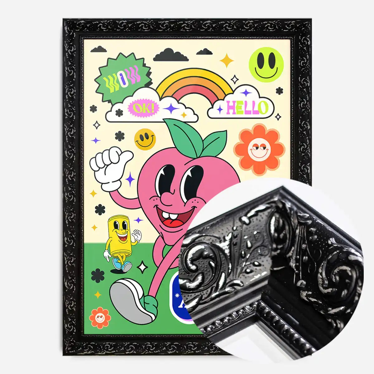 You Are Awesome Neon Type Print